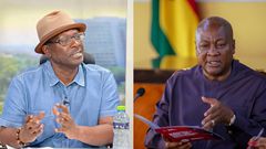 Professor Stephen Kwaku Asare and President John Mahama