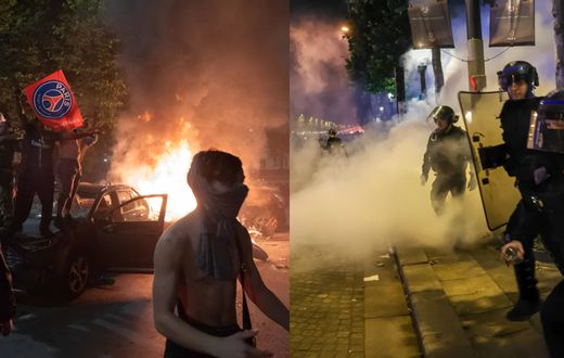 559 arrested, 2 dead as PSG fans clash with police after Champions League win [Video]