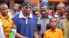 Kudus donates books, sports kits to Nima Basic 1, urges students to prioritize education