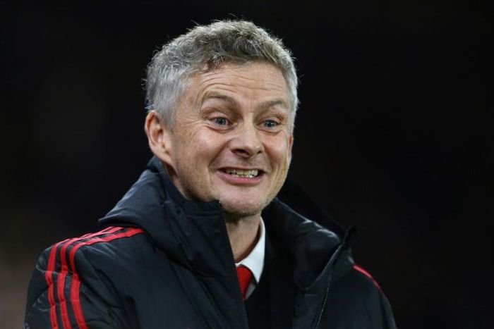 Happy days: Manchester United's caretaker manager Ole Gunnar Solskjaer enjoyed a winning start at Cardiff