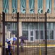 The US embassy in Havana, seen here on September 29, 2017, after a series of mysterious health incident involving some of its diplomats prompted Washington to withdraw more than half its personnel