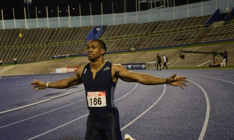 With Usain Bolt absent, Yohan Blake (pictured) dominated 200m field at the Jamaican national track and field championships, in Kingston, on June 24, 2017