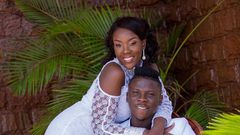 Stonebwoy and Dr. Louisa Ansong