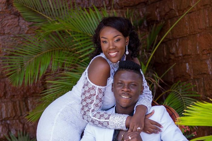Stonebwoy and Dr. Louisa Ansong
