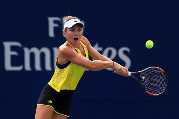 "I was white. I felt I had no air. I said, 'That's enough for me.' That plane was moving too much. I wanted to be safe on the ground," Halep said when discussing the small private plane that was meant to take her to Cincinnati