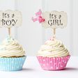 it's a girl it's a boy cupcakes