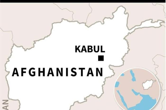 Map locating Kabul in Afghanistan