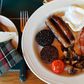 Always quick with a joke, an Irishman may refer to his hangover as “an inexplicable headache.” He cures it with, naturally, a full Irish breakfast. Think bacon, sausage, black and white pudding, mushrooms, fried tomato, fried eggs, baked beans and soda...