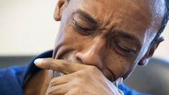 This sad old man is really worried