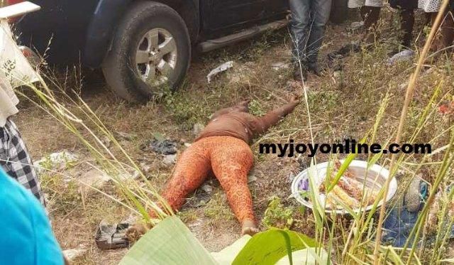 Body of the deceased at the time it was found