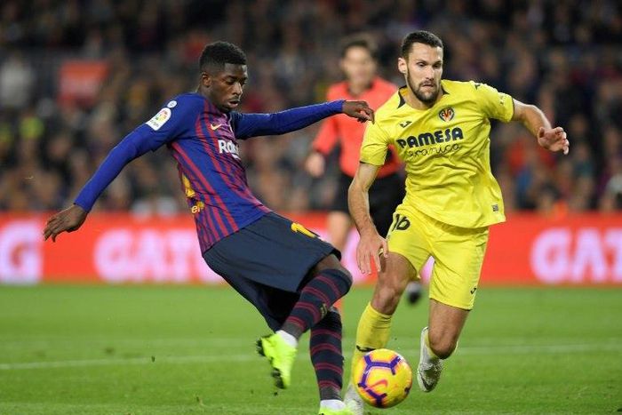 Ousmane Dembele tees up Barcelona's opening goal in Villarreal win
