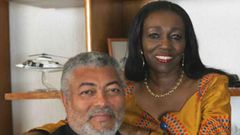 Jerry Rawlings and Nana Konadu