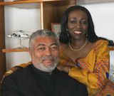 Jerry Rawlings and Nana Konadu
