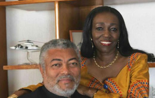 Jerry Rawlings and Nana Konadu