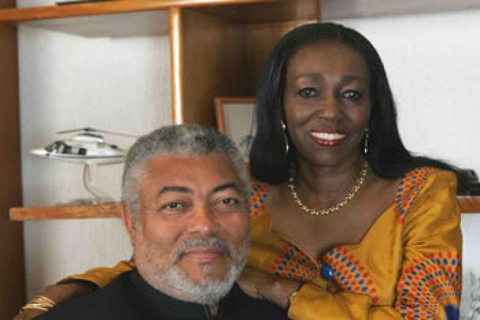 Jerry Rawlings and Nana Konadu