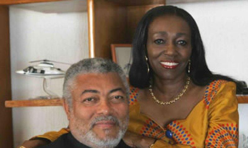 Jerry Rawlings and Nana Konadu