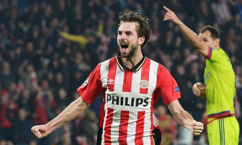 Dutch midfielder Davy Propper, 25, scored 16 goals in 67 league games for PSV, winning the Eredivisie title in 2016