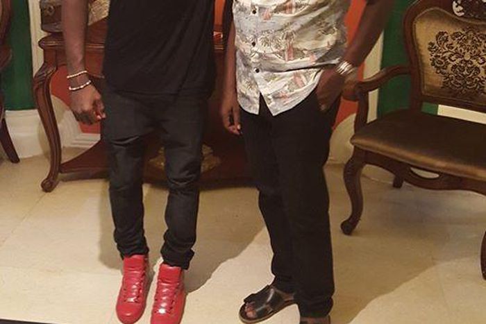 Stoneybwoy and his father-in-law