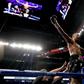 Badou Jack celebrates after dominating British star Nathan Cleverly from start to finish