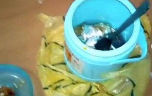 Exploded food flask