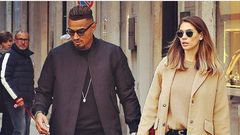 Kevin-Prince Boateng and Melissa Boateng