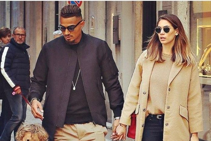 Kevin-Prince Boateng and Melissa Boateng