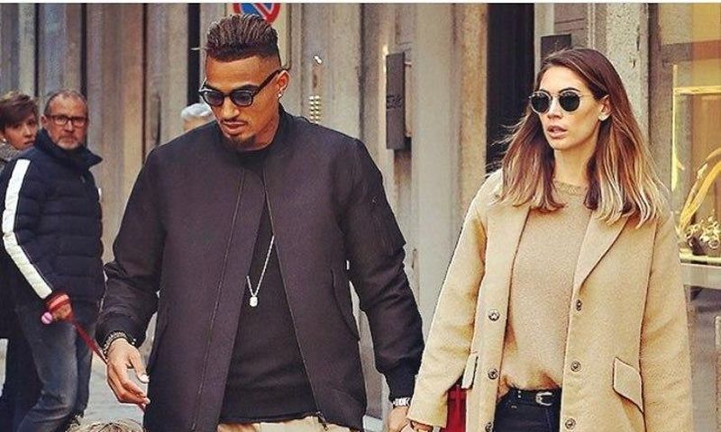 Kevin-Prince Boateng and Melissa Boateng