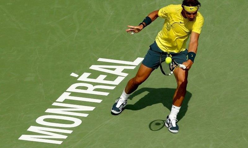 A semi-final run in Montreal would see Rafael Nadal (pictured) supplant Andy Murray atop the ATP rankings
