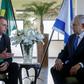 Israel's Prime Minister Benjamin Netanyahu (right) is in Brazil for talks with far-right president-elect Jair Bolsonaro, who is to be sworn-in in a ceremony in Brasilia on January 1, 2019