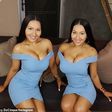 Twins who share one boyfriend undergo reverse surgery to look natural