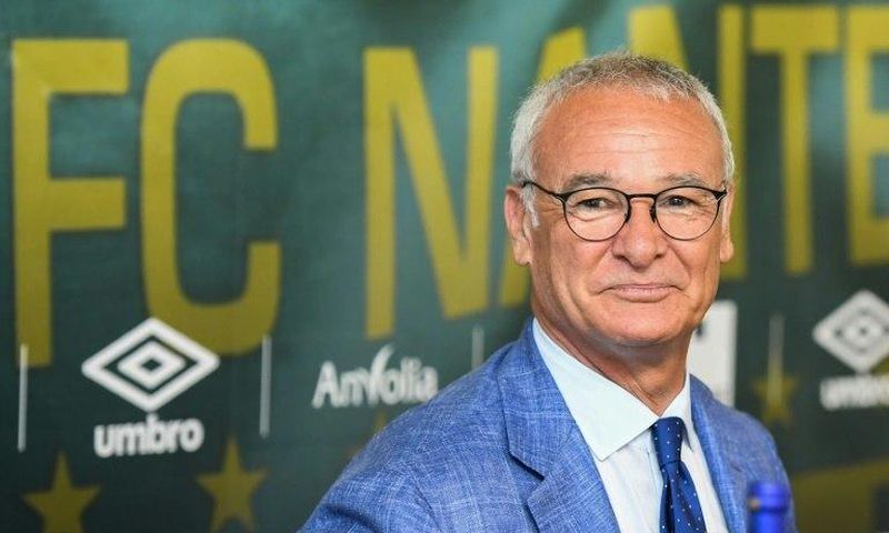 Nantes football club's newly recruited Italian coach Claudio Ranieri looks on during a press conference at the Beaujoire stadium in Nantes on June 26, 2017