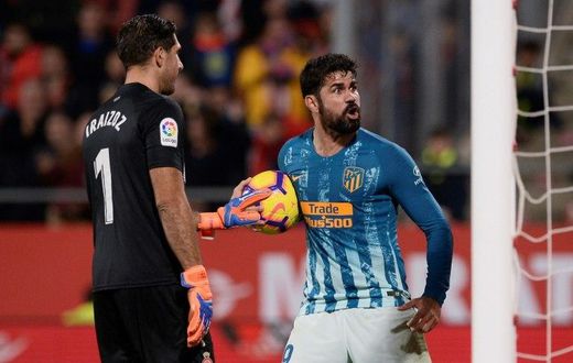 Diego Costa helped Atletico draw 1-1 away to Girona on Sunday.