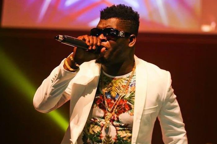 Castro performing on stage