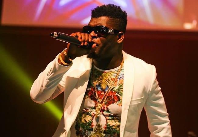 Castro performing on stage