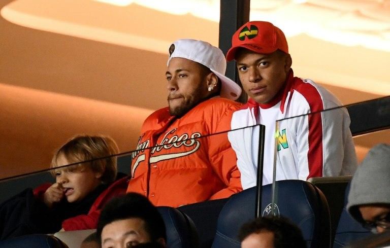 Neymar and Mbappe missed PSG's win over Toulouse at the weekend after suffering injuries on international duty