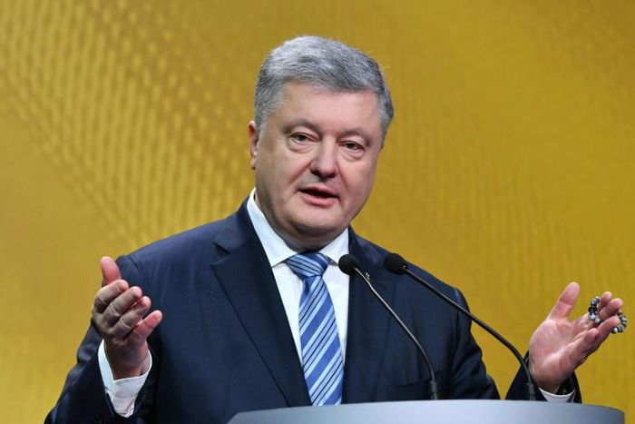 Ukrainian President Petro Poroshenko speaks during a press conference in Kiev on December 16, 2018