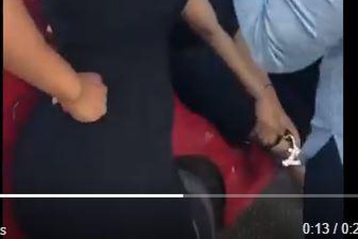 Wife catches slay queen driving husband’s car, she dragged her out of the car