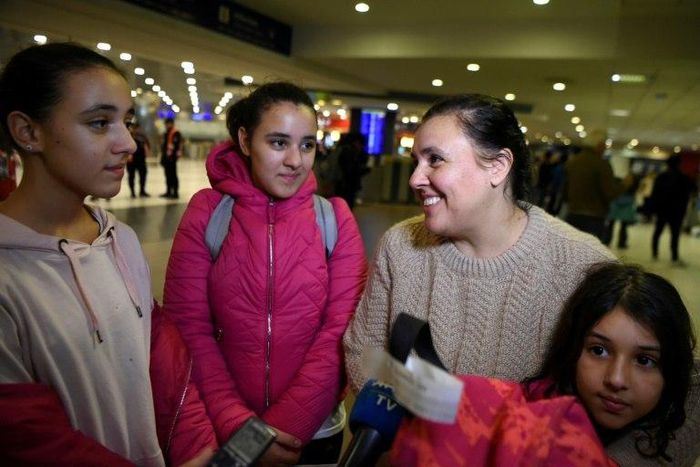 Valeria Marsili, wife of an Argentine chef who works in Qatar, and their three daughters arrived in Buenos Aires after after the millionaire owner of football club PSG paid for their flights home