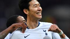Smiling Son: Tottenham's Son Heung-min is in sparkling form but will head off to the Asian Cup in January with South Korea