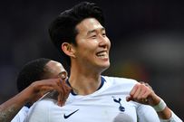 Smiling Son: Tottenham's Son Heung-min is in sparkling form but will head off to the Asian Cup in January with South Korea
