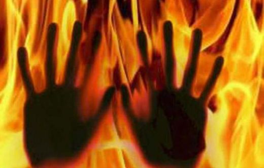 ablaze