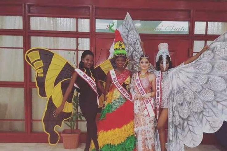 Miss Jamaica, Miss Ghana Miss India  and Miss Trinidad