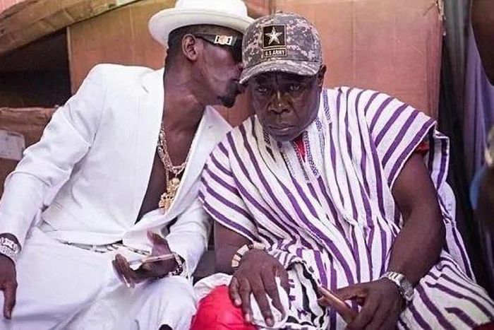 Shatta Wale and his father