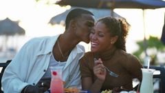 Couple on date