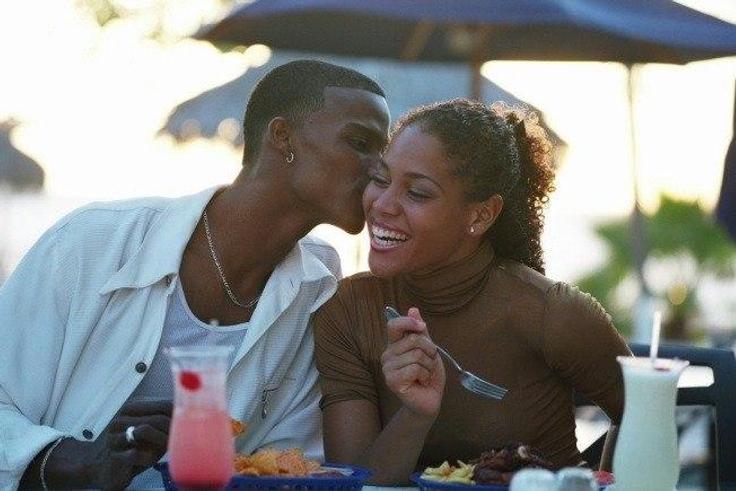 Couple on date