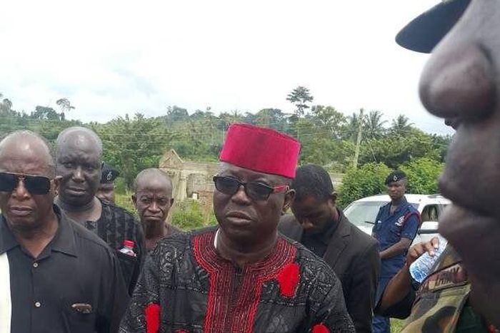 Relatives of lynched soldier visits Denkyira Obuasi