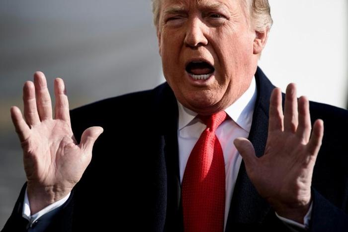 US President Donald Trump, seen in this file photo, urged Democrats on December 29, 2018 to "come over and make a deal on Border Security" and end the partial government shutdown