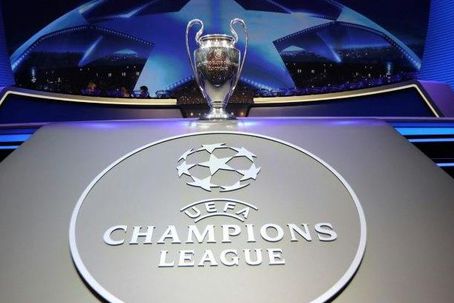The Champions League Trophy stands on display during the UEFA Champions League football group stage draw ceremony in Monaco on August 24, 2017