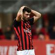 AC Milan's Patrick Cutrone missed a chance to score the winner against Torino.