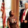 Moesha Boduong shares photo with Donald Trump